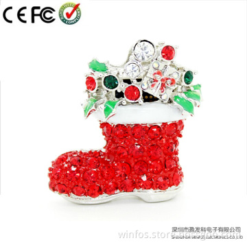 Mini USB Flash Memory, Christmas Gift USB Flash Drive, Jewelry Pen Drive